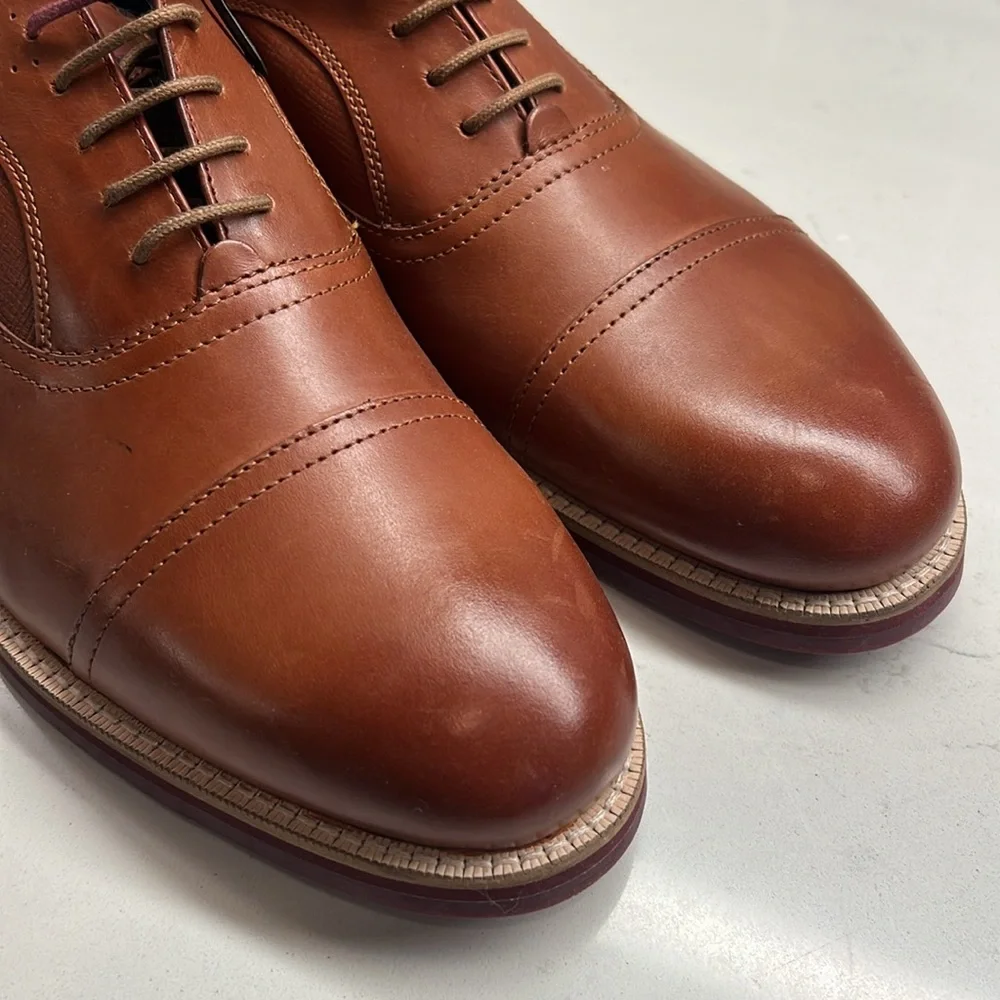Ted Baker Men's Tan‎ Quidion Oxford Shoe Size 10 New